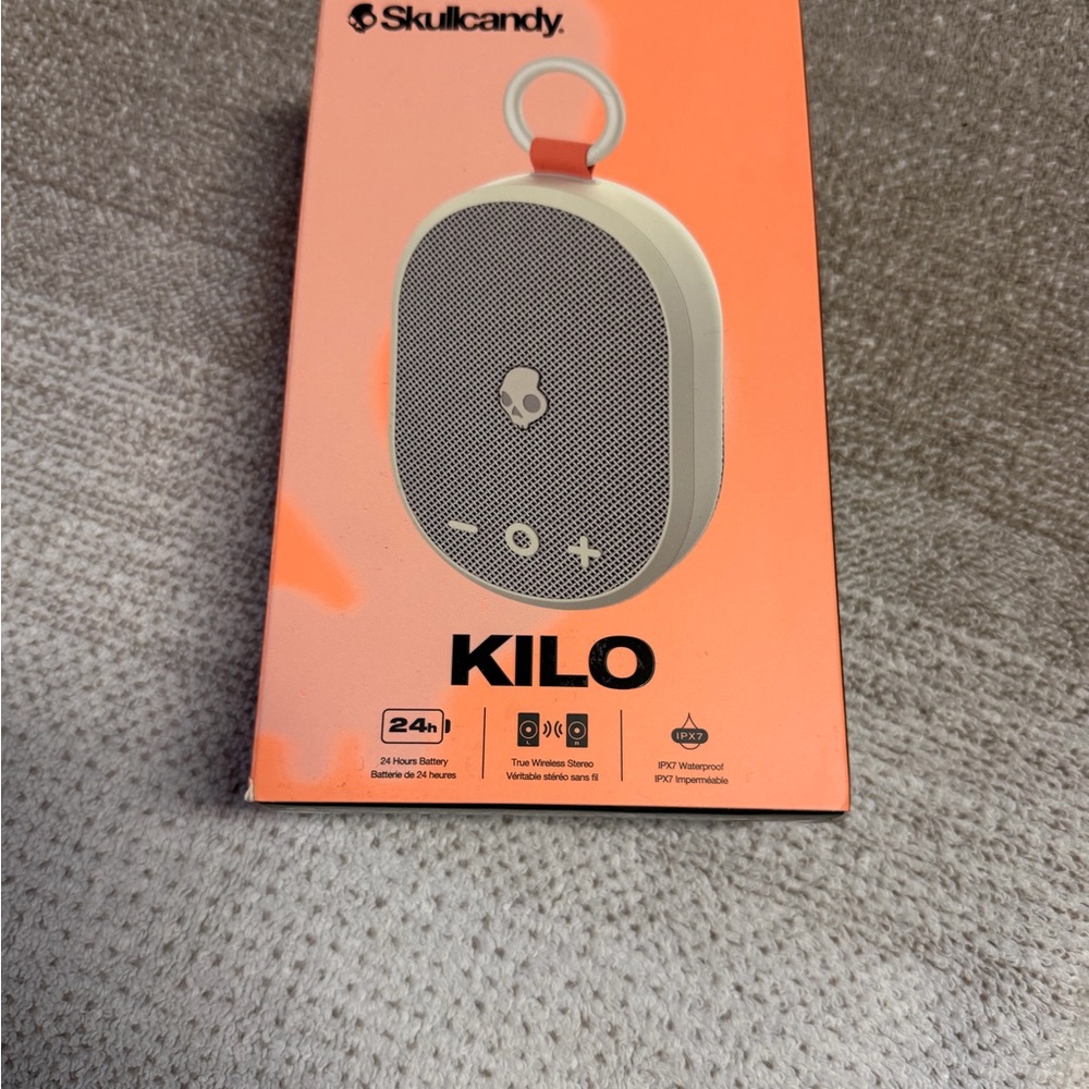 Skullcandy Kilo Portable Speaker - Orange and Gray